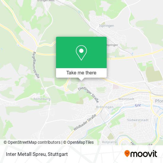 Inter Metall Spreu map