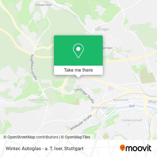 Карта Wintec Autoglas - a. T. Iser
