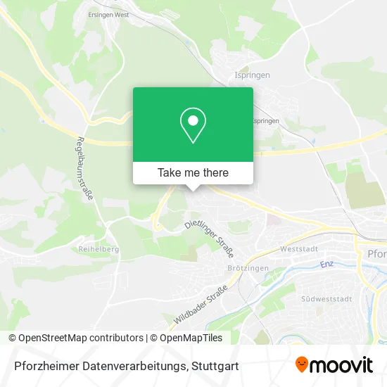 Карта Pforzheimer Datenverarbeitungs