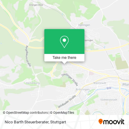 Nico Barth Steuerberater map