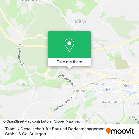 Team K Gesellschaft für Bau und Bodenmanagement GmbH & Co map