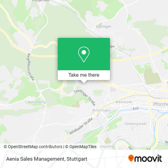 Aenia Sales Management map