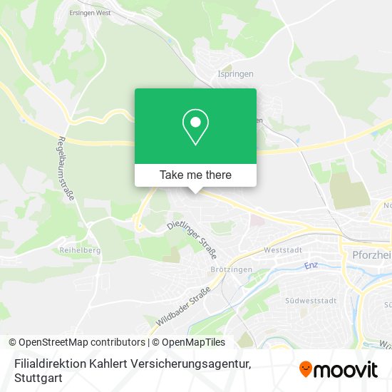 Filialdirektion Kahlert Versicherungsagentur map