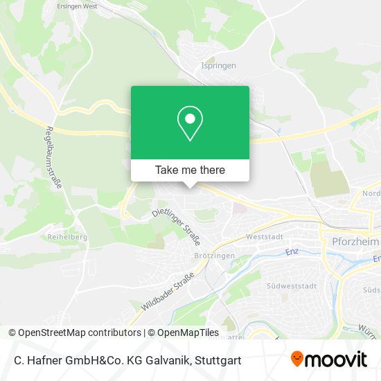 C. Hafner GmbH&Co. KG Galvanik map