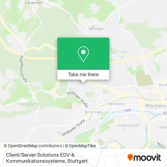 Карта Client / Server-Solutions EDV-& Kommunikationssysteme