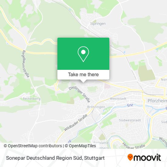 Sonepar Deutschland Region Süd map