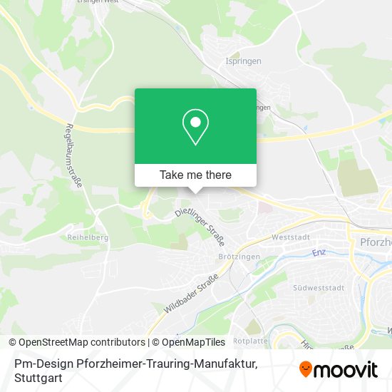 Карта Pm-Design Pforzheimer-Trauring-Manufaktur