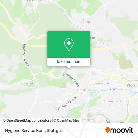 Hygiene Service Kant map