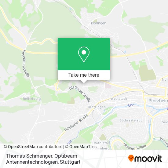 Thomas Schmenger, Optibeam Antennentechnologien map