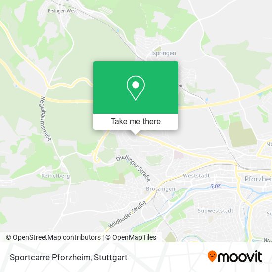 Sportcarre Pforzheim map