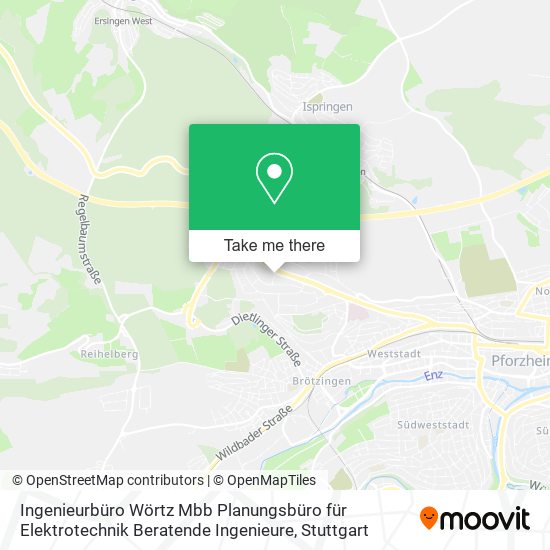 Ingenieurbüro Wörtz Mbb Planungsbüro für Elektrotechnik Beratende Ingenieure map