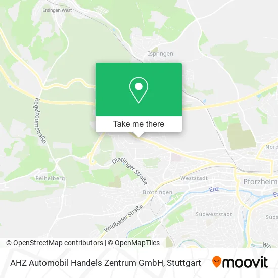 Карта AHZ Automobil Handels Zentrum GmbH