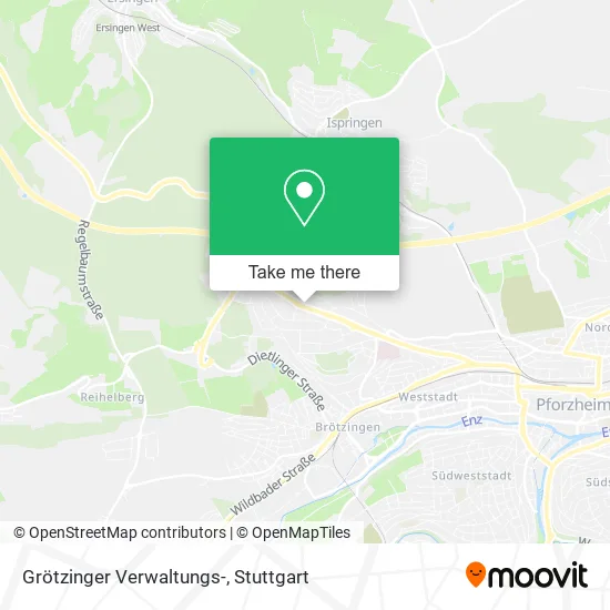 Карта Grötzinger Verwaltungs-