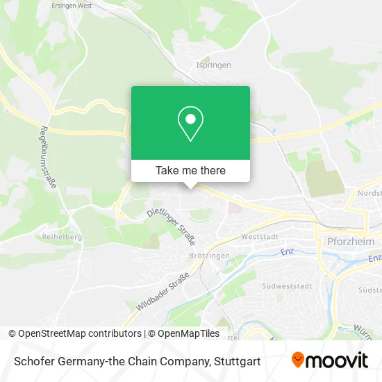 Schofer Germany-the Chain Company map