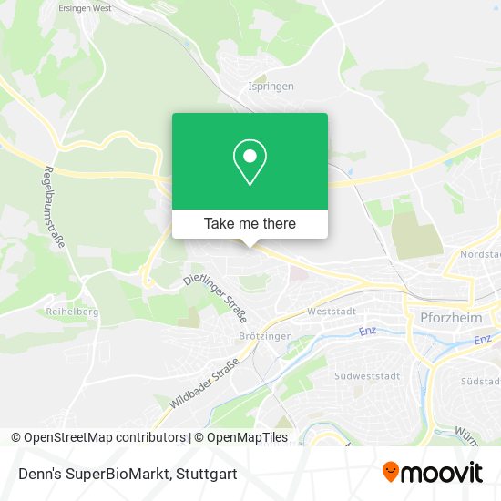 Карта Denn's SuperBioMarkt