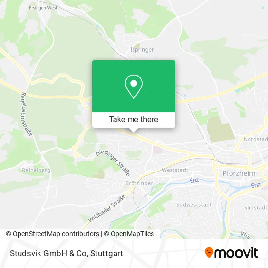 Карта Studsvik GmbH & Co