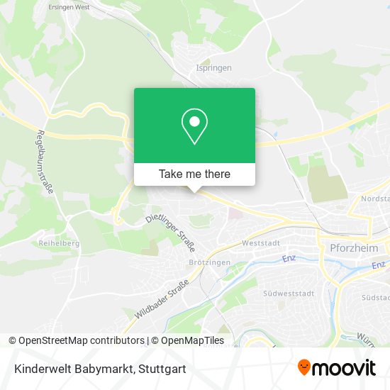 Kinderwelt Babymarkt map