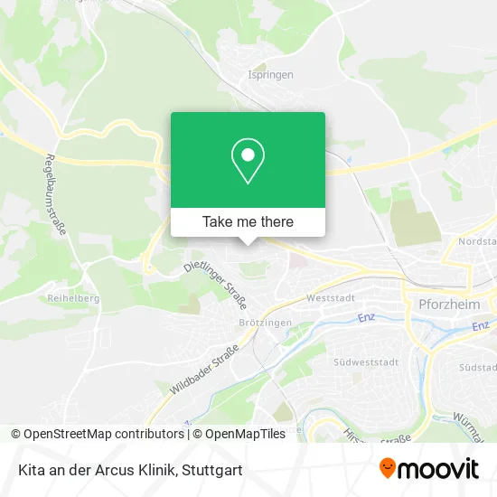 Карта Kita an der Arcus Klinik