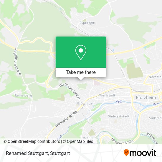 Rehamed Stuttgart map