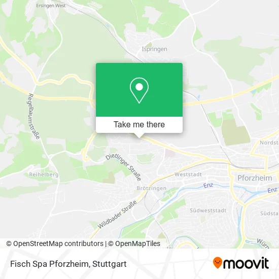 Карта Fisch Spa Pforzheim