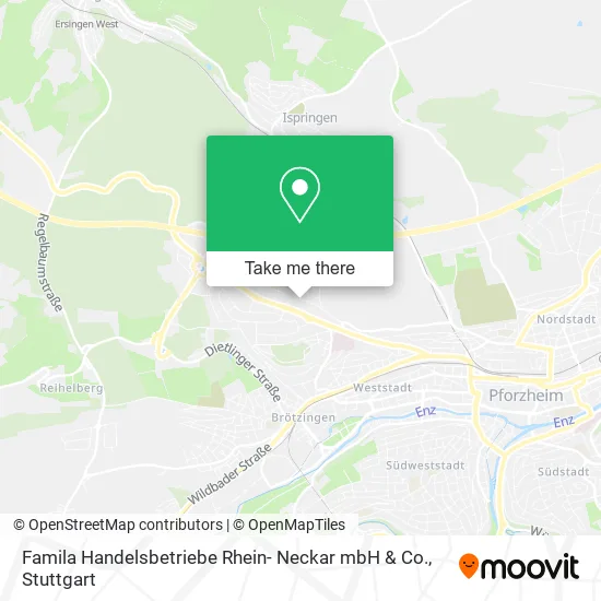 Карта Famila Handelsbetriebe Rhein- Neckar mbH & Co.