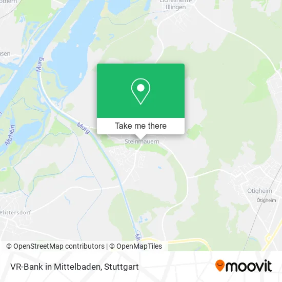 Карта VR-Bank in Mittelbaden