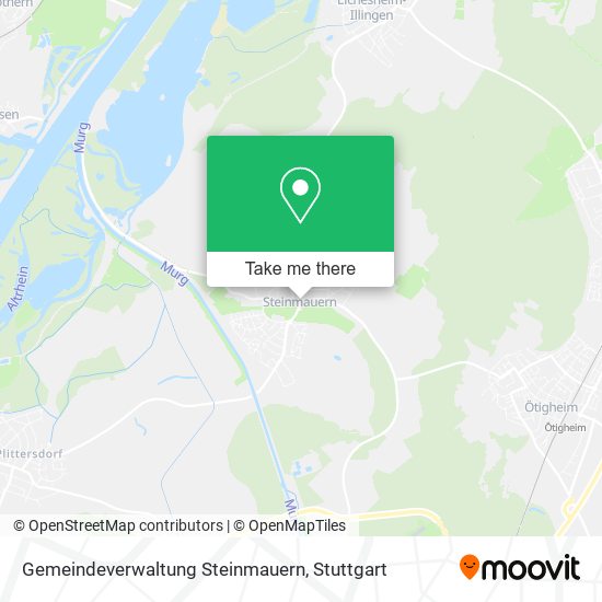 Gemeindeverwaltung Steinmauern map