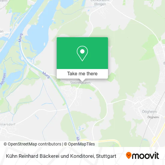 Карта Kühn Reinhard Bäckerei und Konditorei