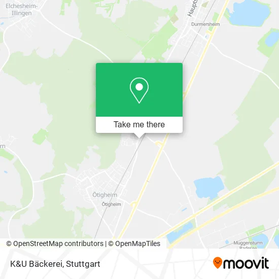 Карта K&U Bäckerei