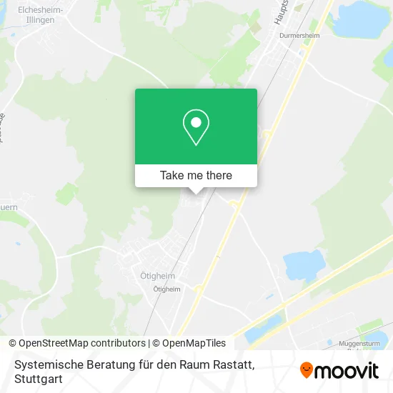 Карта Systemische Beratung für den Raum Rastatt