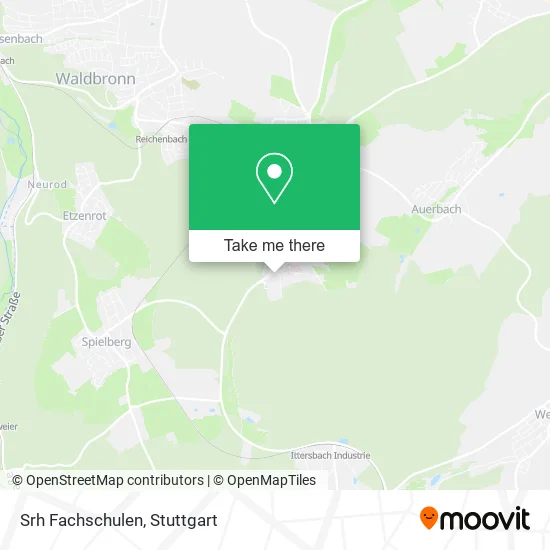 Карта Srh Fachschulen