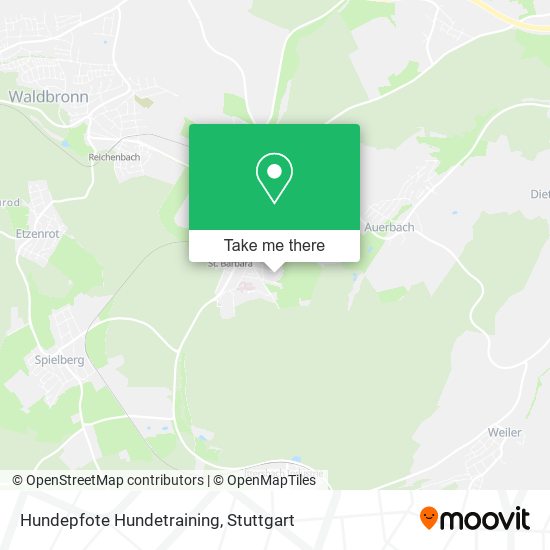 Карта Hundepfote Hundetraining