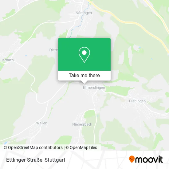 Карта Ettlinger Straße