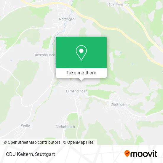 CDU Keltern map