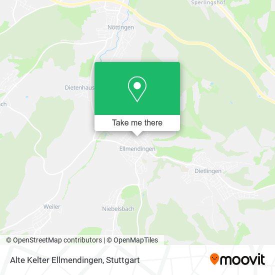 Карта Alte Kelter Ellmendingen