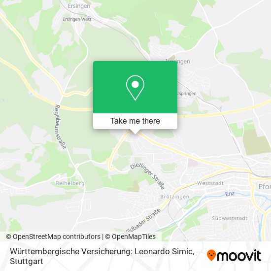 Карта Württembergische Versicherung: Leonardo Simic