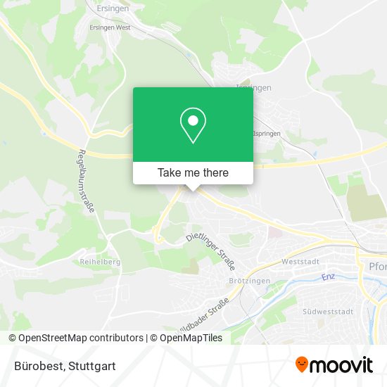 Bürobest map