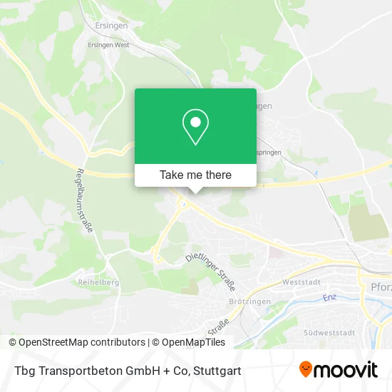 Карта Tbg Transportbeton GmbH + Co