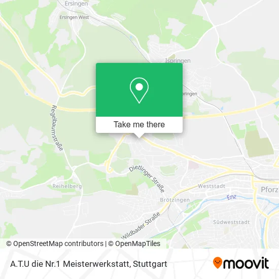 Карта A.T.U die Nr.1 Meisterwerkstatt