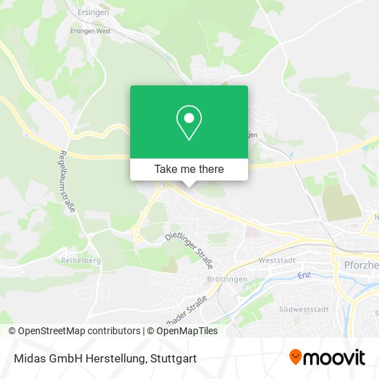 Карта Midas GmbH Herstellung