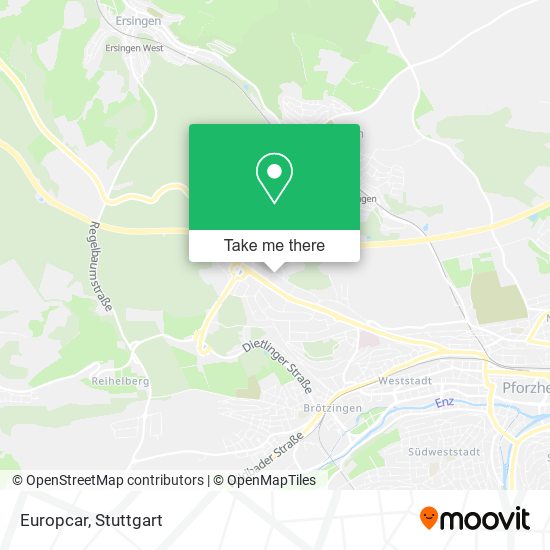 Europcar map