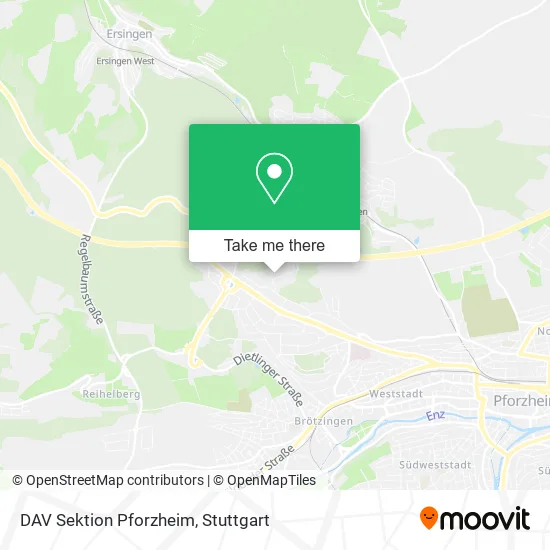 Карта DAV Sektion Pforzheim