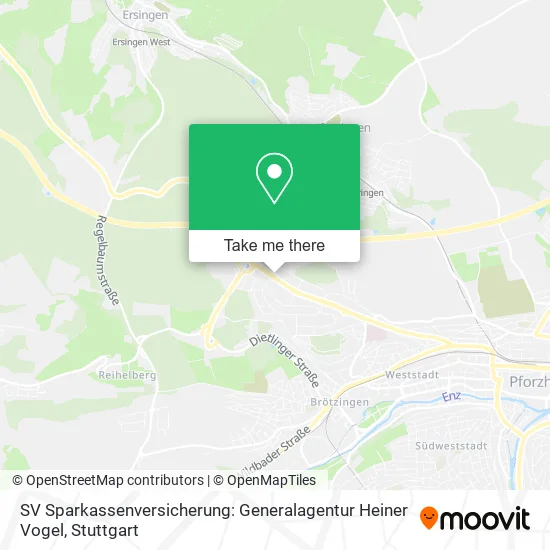 Карта SV Sparkassenversicherung: Generalagentur Heiner Vogel