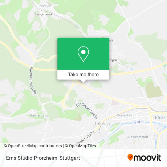 Ems Studio Pforzheim map