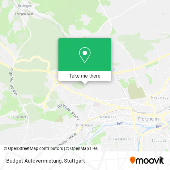 Карта Budget Autovermietung