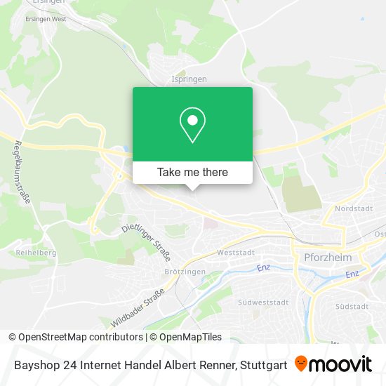 Bayshop 24 Internet Handel Albert Renner map