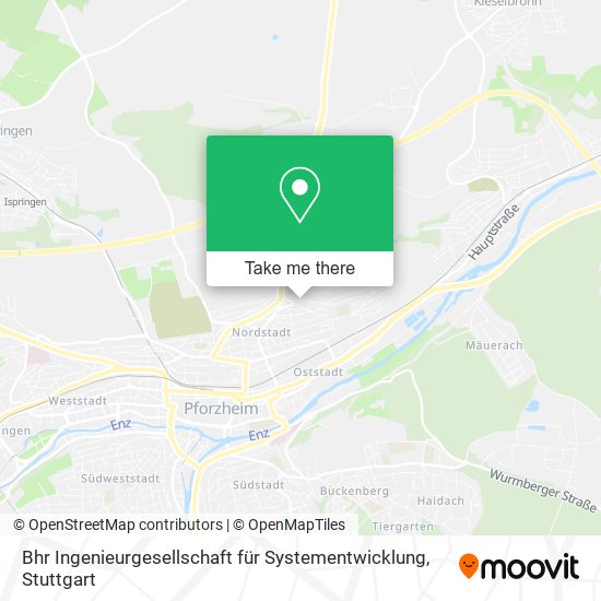 Карта Bhr Ingenieurgesellschaft für Systementwicklung