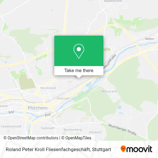 Roland Peter Kroll Fliesenfachgeschäft map