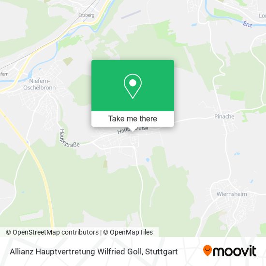 Allianz Hauptvertretung Wilfried Goll map