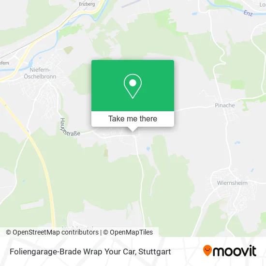 Карта Foliengarage-Brade Wrap Your Car